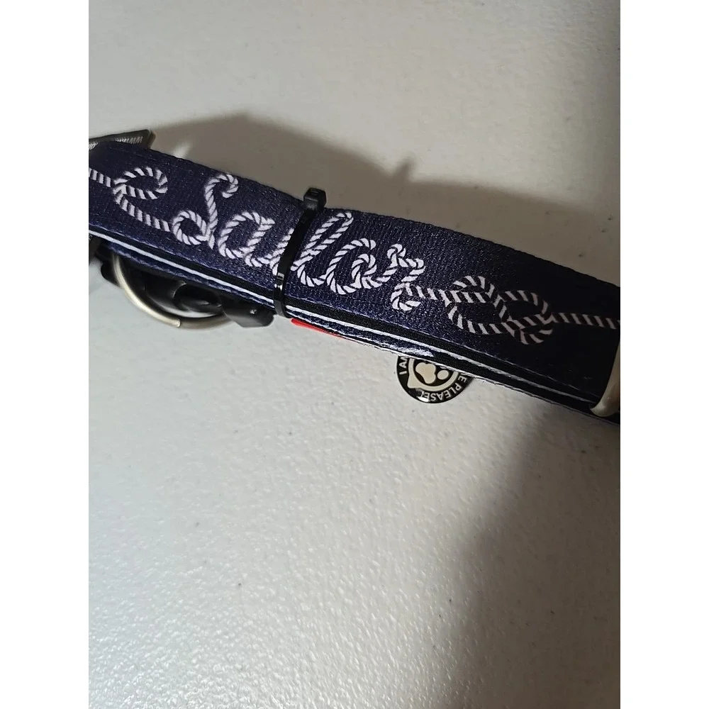 Max & Molly Urban Pets Large Smart ID Collar (Sailor)